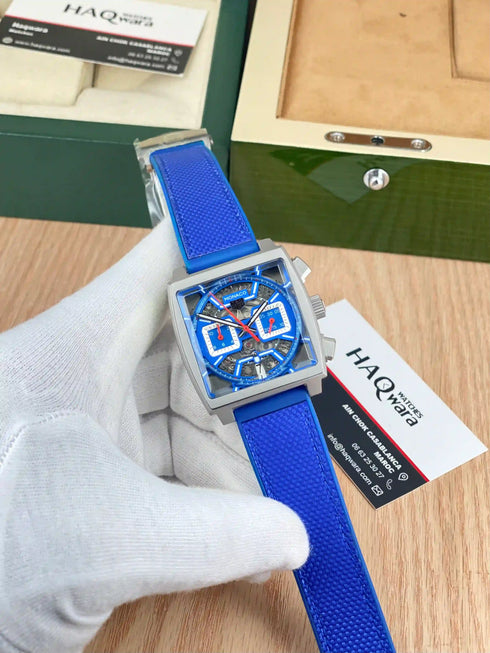 Tag Monaco Skeleton Gris Bleu